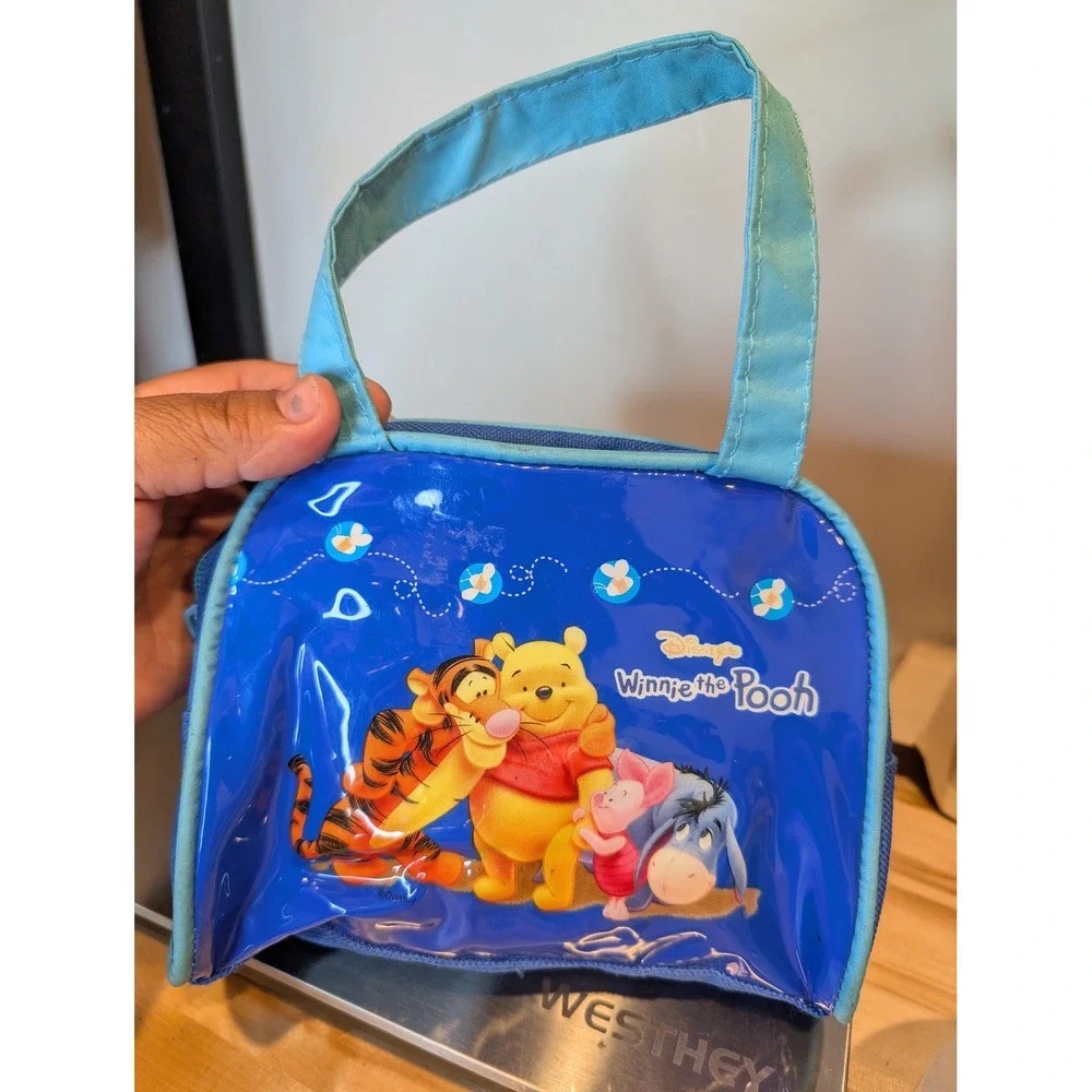 Disney Winnie the Pooh Blue Vinyl Childrens bag with‎ Tags Cute